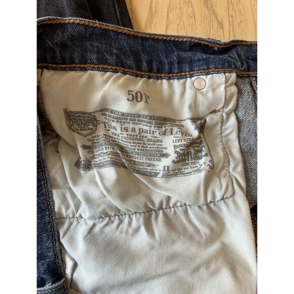Levi's 501 Button Fly Womens Jean Shorts Sz 31 Denim & Black MSRP $59 Lot Of 2 - Picture 6 of 16